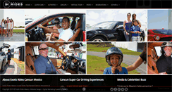 Desktop Screenshot of exoticridescancun.com